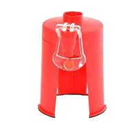 NbgrvB Upside Down Drink Dispenser Tap for Bottles - Reusable ABS Beverage Saver Gadget Keeps Fizzy Drinks Carbonated for Parties Camping Office Red(Type B)