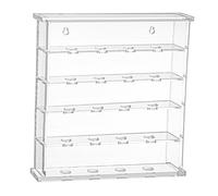 NbgrvB Wall Mount for golf Ball Display Case Transparent Acrylic Rack with 16 Slots for for golf Table Tennis & Baseball 11.4x10.8 Inch