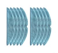 NbgrvB Washable Microfibre Mop Pads for Dreame D20 and D20 Pro Plus Robot Vacuum Cleaner Compatible Floor Cloths for Hardwood and Laminate and Reusable Cleaning Pads Pack of 4(Annual Sets)