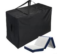 NbgrvB Waterproof Dustproof Folding Mattress Storage Bag Oxford Fabric for Home Travel Use Compact Foldable Lightweight Design (61x28x18in(41x28x18in(333L))