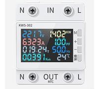 NbgrvB WiFi Electricity Meter for Tuya, 170-270V Circuit Breaker with Timing Function, Overvoltage Protector
