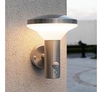 NBHANYUAN Lighting LED Outdoor Wall Light with PIR Motion Sensor, SUS304 Stainless Steel IP44 Waterproof Exterior Light, 3000K Warm White, 1000LM, for Front Door, Porch, Garden or Patio