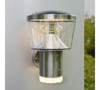 NBHANYUAN Lighting® LED Outside Lights Mains Powered Stainless Steel Exterior Wall Light IP44 Weatherproof 3000K Warm White for Yard Porch 1000LM