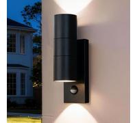 NBHANYUAN Lighting Outdoor Wall Light with Motion Sensor,Up Down,Black