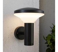 NBHANYUAN Lighting® Outside Lights Mains Powered LED Outdoor Wall Light Fixture Black Paint Finish SUS304 Stainless Steel Exterior Light IP44 Weatherproof 3000K Warm White for Porch 1000LM