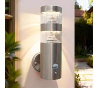 NBHANYUAN Up&Down LED Outdoor Wall Light with PIR Sensor, 4 Lighting Modes