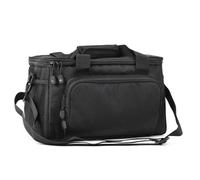 NBHDWF Camping Gas Tank Storage Box Multifunctional Gas Canister Tote Bag 600D Oxford Waterproof Zipper Mesh Pocket Equipment Outdoor Camping Gas Tank Storage Bag (Color : Black)