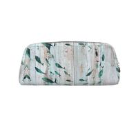 NBHDZENGW Abstract Shoal of Fish Cute Leather Pencil Case with Smooth Zipper,Stylish Durable Pouch for School,Office,Travel-Lightweight Full Print Stationery Holder