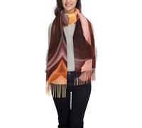 NBHDZENGW Antelope Canyon Faux Cashmere Long Plush Fringe Scarf-Full Print Fashion For Women,Lightweight Soft Wrap Four Seasons Style