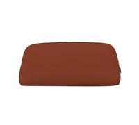 NBHDZENGW Coir Brown Cute Leather Pencil Case with Smooth Zipper,Stylish Durable Pouch for School,Office,Travel-Lightweight Full Print Stationery Holder