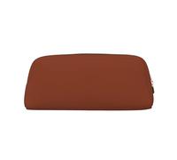 NBHDZENGW Coir Brown Cute Leather Pencil Case with Smooth Zipper,Stylish Durable Pouch for School,Office,Travel-Lightweight Full Print Stationery Holder