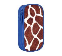 NBHDZENGW Giraffe-Spots Large Capacity Double Layer Pencil Case,Custom Printed Durable Polyester Organizer for School, Office, Travel, Art Supplies Makeup