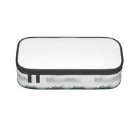 NBHDZENGW Landscape Mountain Large Capacity Pencil Case,Multi-Compartment Stationery Toiletry Bag for School,Office,Travel-Durable Polyester (Stylish Printed Design)