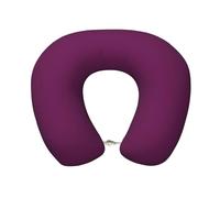 NBHDZENGW Morning Glory Purple Memory Foam Travel Neck Pillow, Comfortable Supportive U-Shaped Pillow With Soft Plush Cover, Adjustable Buckle Removable Washable Cover