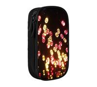 NBHDZENGW Paper Lantern Large Capacity Double Layer Pencil Case,Custom Printed Durable Polyester Organizer for School, Office, Travel, Art Supplies Makeup