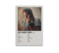 NBHGFF Canvas Art Print Myke Towers Easy Money BabyPop Songs Album Rapper Classic Album Decor 08x12inch(20x30cm) Unframe-style-11