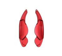 NBHGFF Car Steering Wheel Paddle Shift Extension for Jaguar for F-PACE for XFL 2016 2017 2pcs Car Paddle Shift Extender Paddle Shift Extender(Red)
