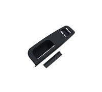 NBHGFF Interior Door Handle Pull Cover Trim Panel for Golf 4 for Jetta for Bora Car Door Armrest Frame Door Handle Cover(L Front Door-Black (2 Door))