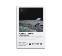 NBHGFF Rauw Alejandro Playa SaturnoPop Songs Album Rapper Classic Album Canvas Print Signature Decor Bedroom Home Office Decor Teen Decor 12x18inch(30x45cm) Unframe-style-2