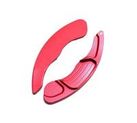 NBHGFF Steering Wheel Shift Extension for Mondeo for Edge for Taurus for Lincoln 2pcs Car Aluminum Steering Wheel Shift Paddle Shifter Extension(Red)