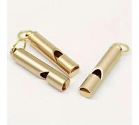 NBIWTOWO 3 PCS Premium Mini Emergency Whistle-H62, Deer Whistles for Vehicles, Brass Loud Version EDC Tools