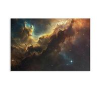 NBJHQIGF Interstellar Nebula Poster Canvas Poster Bedroom Decor Landscape Office Room Decor Gift 24x36inch(60x90cm)