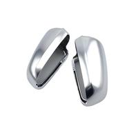 NBJKdfsG For Audi A4 B6 B7 A6 C6 Car Rearview Mirror Cover Side Wing Mirror Protect Frame Covers Trim Silver Matte Shell Cover