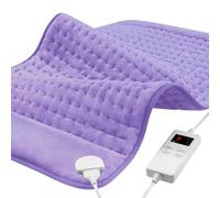 NBKLS - Back heating pad, large thermal pads for body muscle pain relief, 6 heat settings, machine washable electric heating pad