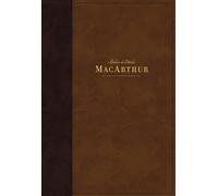 NBLA Biblia de Estudio MacArthur, Leathersoft, Café, Interior a dos colores, con Índice: Nueva Biblia De Las Américas, Café, Leathersoft / ... La Verdad De Dios Un Versiculo A La Vez