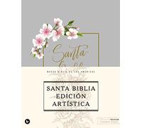 Nbla, Santa Biblia, Edición Artística, Tapa Dura/Tela, Arte Con Bordes Dorados, Palabras de Jesús En Rojo, Comfort Print