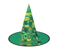 NBMghn 1 PC Halloween Hat Witches Decor – Psych pineapple quote Print Party Witch Costume Cosplay, Role Play Festival Carnival Headband