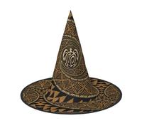 NBMghn 1 PC Halloween Hat Witches Decor - Hawaiian Tapa Honu Turtle Print Party Witch Costume Cosplay, Role Play Festival Carnival Headband