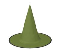 NBMghn 1 PC Halloween Hat Witches Decor - Solid dark green Print Party Witch Costume Cosplay, Role Play Festival Carnival Headband