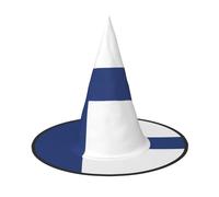 NBMghn 3 PCS Halloween Hat Witches Decor – Finnish flag Print Party Witch Costume Cosplay, Role Play Festival Carnival Headband