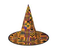 NBMghn 3 PCS Halloween Hat Witches Decor - African Tribal Ethnic Texture Print Party Witch Costume Cosplay, Role Play Festival Carnival Headband
