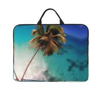NBMghn Caribbean Islands Print14in Laptop Case Sleeve Bag â€“ Messenger Briefcase with Handle â€“ Portable Travel & Business Laptop Sleeve