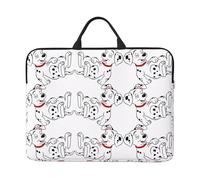 NBMghn Cute Dalmatian Print14in Laptop Case Sleeve Bag – Messenger Briefcase with Handle – Portable Travel & Business Laptop Sleeve