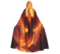 NBMghn Halloween Hooded Cloak Costume Cape - beautiful phoenix Print Cosplay Robe for Parties, Carnivals, and Comic Exhibitions