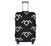 NBMghn M Suitcase Cover Protector â€“ Stretchable Twin Peaks Owl Print Luggage Travel Accessories for Business Trips