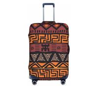 NBMghn S Suitcase Cover Protector â€“ Stretchable African Mud Cloth Tribal Print Luggage Travel Accessories for Business Trips