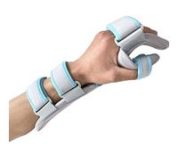 NBNBN Hand Splint Support,anti-spasticity Finger Splint Stroke Rehab Equipment,adjustable Finger Orthoticsfor Stroke/Hemiplegia &Traumatic Brain Injury 1214 (Size : M, Specification : Right)