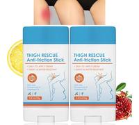 NBOFOL 2Pcs Anti Chafe Stick,Anti Chafing Cream,Thigh Rescue,Anti-Chafe Balm Prevent Irritation,Waterproof Glide Anti Chafing Stick,Thigh Rescue Anti Friction Stick for Heel,Skin Protection