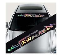 NBONNXML 1 Pcs Car windscreen sun strip, for Ford Focus ST-Line Fiesta ST-Line Windshield banner sunstrip Self Adhesive Personalized Windscreen Banner Car Sun Strip,C