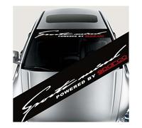 NBONNXML 1 Pcs Car windscreen sun strip, for Ford Focus ST-Line Fiesta ST-Line Windshield banner sunstrip Self Adhesive Personalized Windscreen Banner Car Sun Strip,A