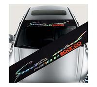 NBONNXML 1 Pcs Car windscreen sun strip, for Opel Vauxhall Corsa C Windshield banner sunstrip Self Adhesive Personalized Windscreen Banner Car Sun Strip,B