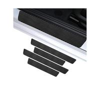 NBONNXML 4 Pcs Car Door Sill Protector, for Kia Niro SG2 EV Hybrid 2016-2024 2025 Fiber Threshold Protective Film Kick Plate Cover Sticker Decorative Strips