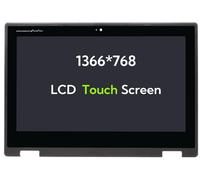NBPCLCD Screen Replacement 6M.H90N7.001 6M.H90N7.002 for Acer Chromebook Spin 511 R752TN R752T LCD Touch Display Digitizer Assembly +Bezel 11.6" 40pin 1366x768