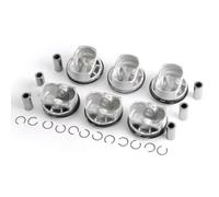 NBpsfpCqa 6pcs Engine Pistons And Rings Set Φ82mm CR 11 To 1 11257612982 11257561848 Compatible With E60 E90 E92 323i 525i X1 X3 X4 N52B25 2.5