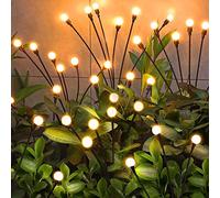 NBQQ Solar Garden Lights Outdoor, 4 Pack 32LED Swaying Light Waterproof Solar Lights Outdoor for Yard Pathway Patio, Swaying Lawn Decor as Gardening Gifts for Women Holiday