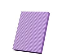 NBR Foam Exercise Mat - Non-Slip Balance Pad for Plank Elbow Support & Dumbbell Training - Thick Knee Cushion(Purple,LARGE_2CM)
